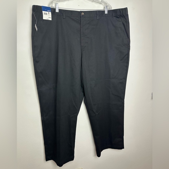 NWT Basic Editions Black Men’s Pants 50x29 - Picture 1 of 12